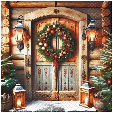 Paw Serwetka Lunch Decor Doorway to Christmas 33x33 20szt./op.