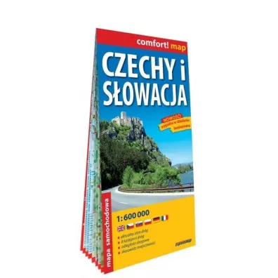 Comfort! map Czechy i Sowacja 1:600 000