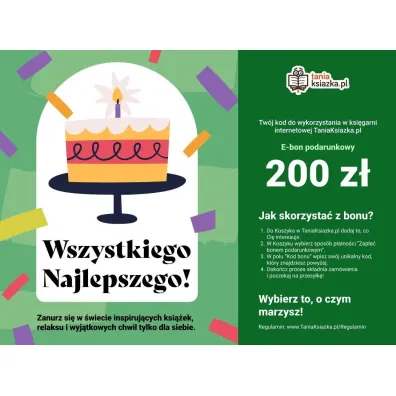 e-Bon Karta Podarunkowa Wszystkiego najlepszego 200 z� TaniaKsiazka.pl