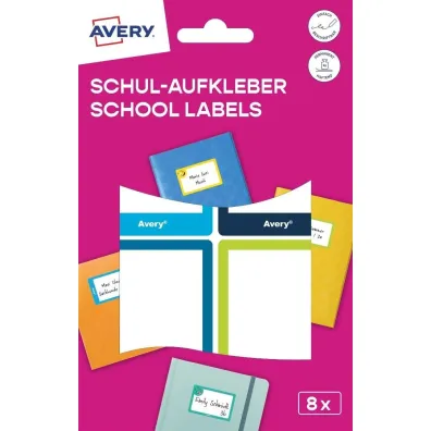Avery Zweckform Naklejki szkolne - 48x70 mm 8 naklejek