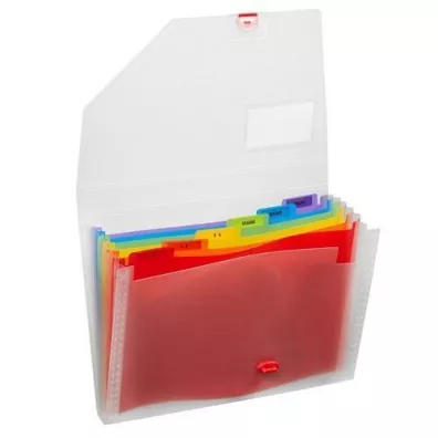 Snopake Teczka A4 Rainbow 6 przek�adek
