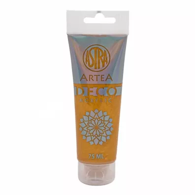 Astra Farba akrylowa Deco w tubie metaliczna z�ota 75ml
