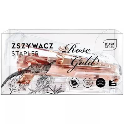 Interdruk Zszywacz 24/6 26/6 Rose Gold 20 kartek