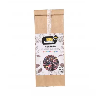 Big Nature Herbata czarna Earl Grey Kolorowa Tcza 50 g