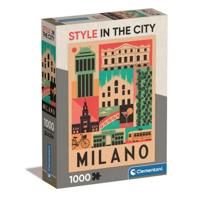 Puzzle 1000 el. Compact Milano Clementoni
