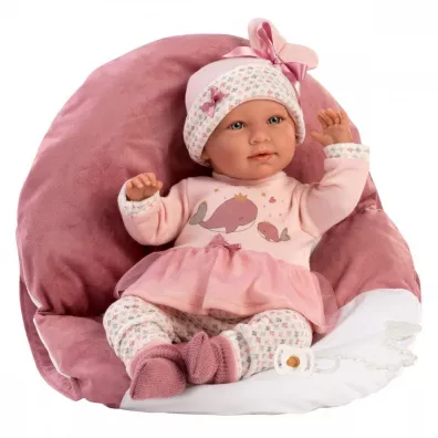 Lalka bobas p�acz�ca Mimi 42 cm Llorens