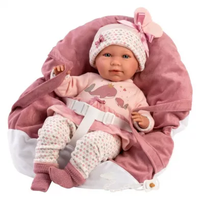 Lalka bobas p�acz�ca Mimi 42 cm Llorens