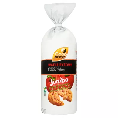 Good Food Jumbo Wafle ry�owe z kukurydz� o smaku papryki 145 g