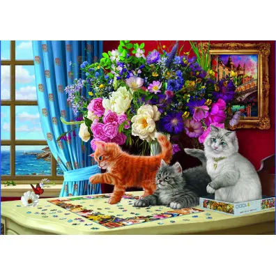 Puzzle 1000 Puzzling Cats by Image World 6000-5914 Eurographics