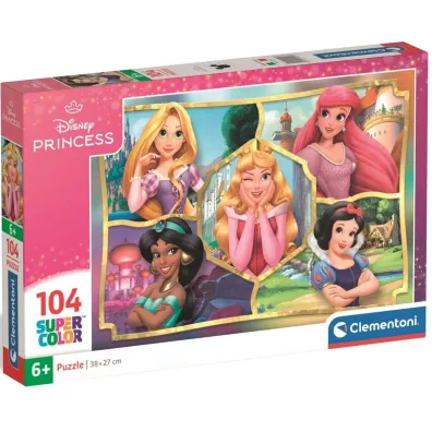 Puzzle 104 el. SuperColor. Princess Clementoni