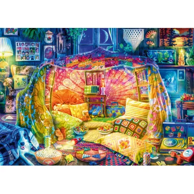 Puzzle 1000 el. PQ Przytulna kryj�wka G2 Schmidt