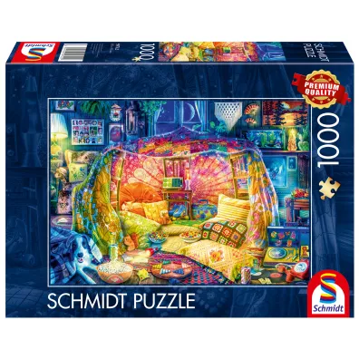 Puzzle 1000 el. PQ Przytulna kryj�wka G2 Schmidt
