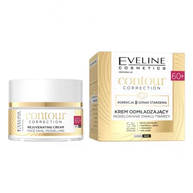 Eveline Cosmetics Contour Correction krem odm�adzaj�cy modeluj�cy owal twarzy 60+ 50 ml