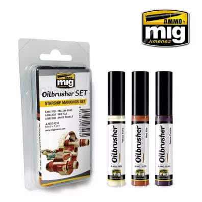 Ammo: Oilbrusher Set - Starship Markings Set 3x10ml