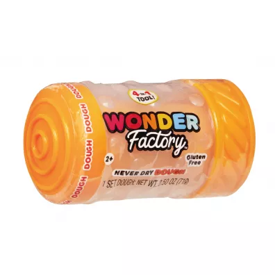 Wonder Factory Never Dry Dough Singles - Orange Mga Entertainment