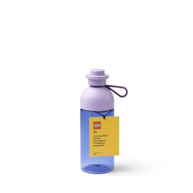 Przezroczysta butelka LEGO Fioletowa 500 ml