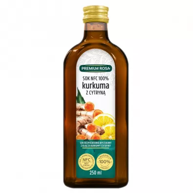 Premium Rosa Sok NFC kurkuma z cytryn 250 ml