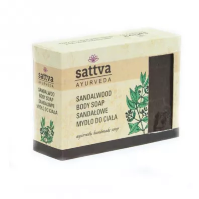Sattva Body Soap indyjskie myd�o glicerynowe w kostce Sandalwood 125 g