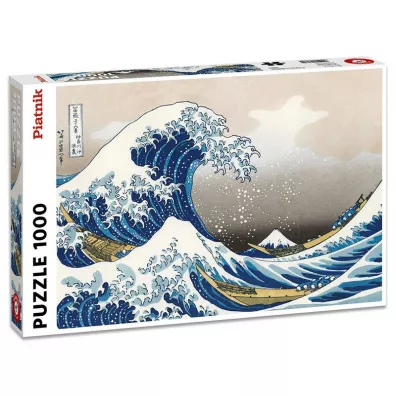 Puzzle 1000 el. Wielka Fala, Hokusai Piatnik