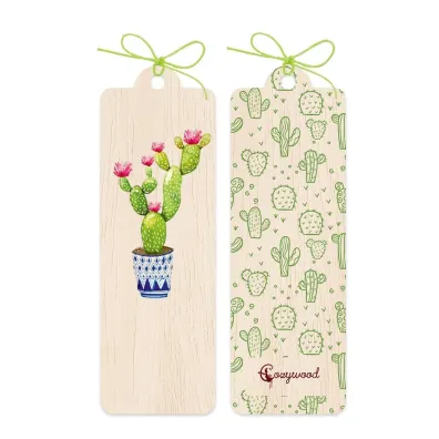 Cozywood Zak�adka drewniana Kaktus