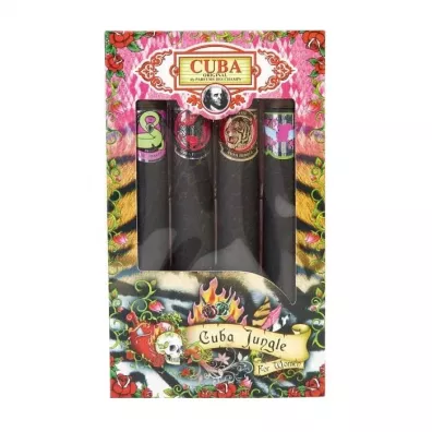 Cuba Original Zestaw w�d perfumowanych Cuba Jungle Snake & Tiger & Zebra & Heartbreaker 4 x 35 ml