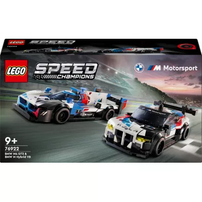 LEGO Speed Champions Samochody wy�cigowe BMW M4 GT3 & BMW M Hybrid V8 76922