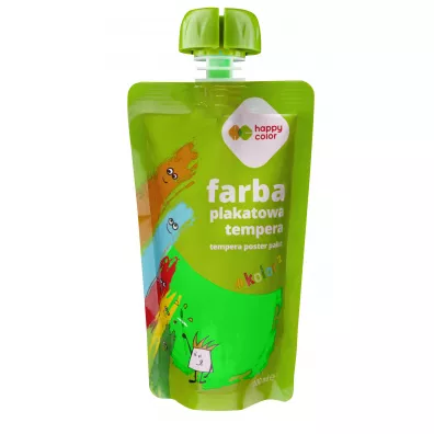 Happy Color Farba plakatowa tempera neon zielony 100 ml
