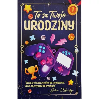 Yeku Karnet Urodziny Gracza