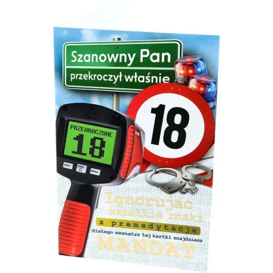 Yeku Karnet Urodziny 18