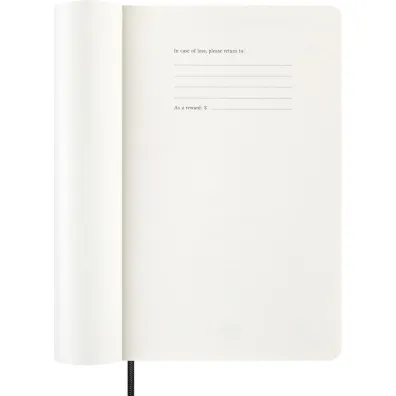 Kalendarz 2026 12M Moleskine L dzienny mi�kka oprawa czarny 13x21cm