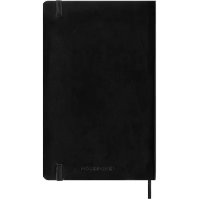Kalendarz 2026 12M Moleskine L dzienny mi�kka oprawa czarny 13x21cm