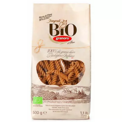Granoro Makaron fusilli pe�noziarnisty 500 g Bio