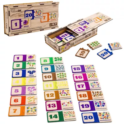 Puzzle Uk�adanka �amig��wka drewniana Cyfry PuzzleOK