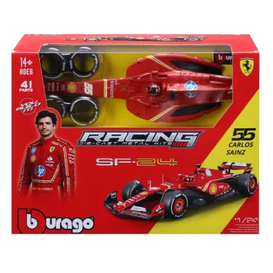 Bburago Model 1:24 BOLID F1 Ferrari SF-24 Carlos Sainz do z�o�enia 18-26859