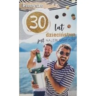 AbCard Kartka okoliczno�ciowa Urodziny 30 DH01