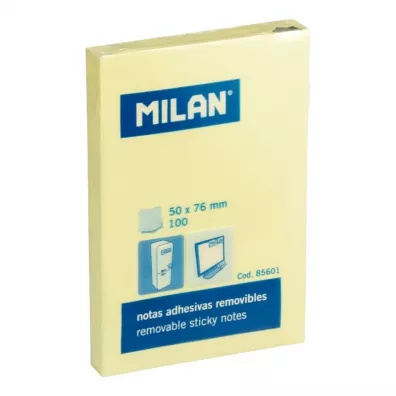 Milan Karteczki samoprzylepne 76 x 50 mm 100 kartek 100 szt.