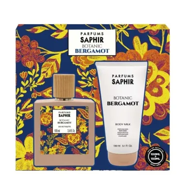 Saphir Zestaw Botanic Bergamot Woda toaletowa + Mleczko do cia�a 100 ml + 150 ml