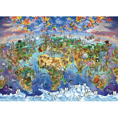 Puzzle 5000 World Wonders 8520-5880 Eurographics