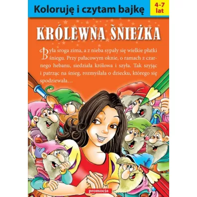 Koloruj i czytam bajk. Krlewna nieka