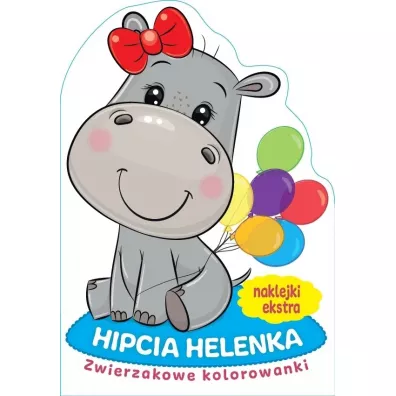 Zwierzakowe kolorowanki. Hipcia Helenka