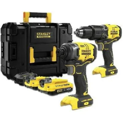 Stanley Zestaw v20 sfmck461d2s (sfmcd715 + sfmcf810b) 2x2,0ah tstak