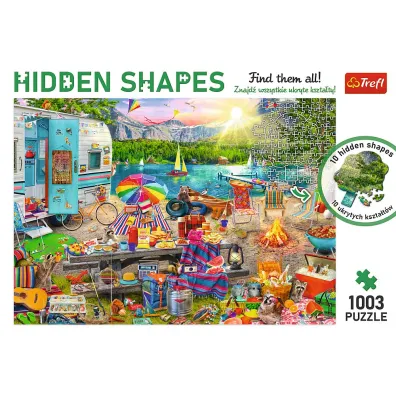 Puzzle Hidden Shapes 1003 el. Wycieczka kamperem Trefl