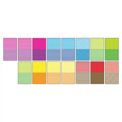 Happy Color Blok z motywami BASIC, A4, 80g, 15 arkuszy, 30 motyww 15 kartek