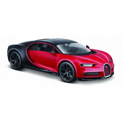 MAISTO 31524 Bugatti Chiron sport czarno-czerwony 1:24