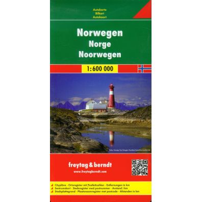 Mapa samochodowa - Norwegia 1:600 000