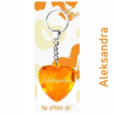 Be-Happy Gifts Brelok serce Aleksandra