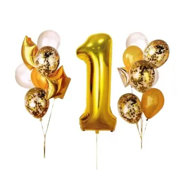 Mk Trade Zestaw balon�w z�otych 1