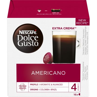 Nescafe Dolce Gusto Americano Kawa w kapsukach 16 x 8 g