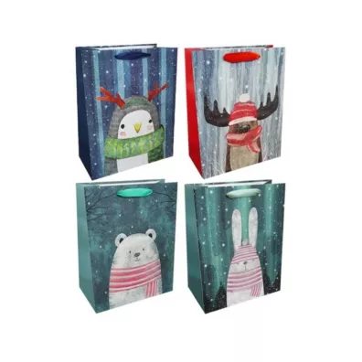 incood. Torba prezentowa z brokatem mix 26x32 cm