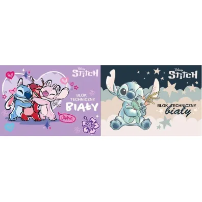 Blok techniczny bia�y A4/10K Stitch mix